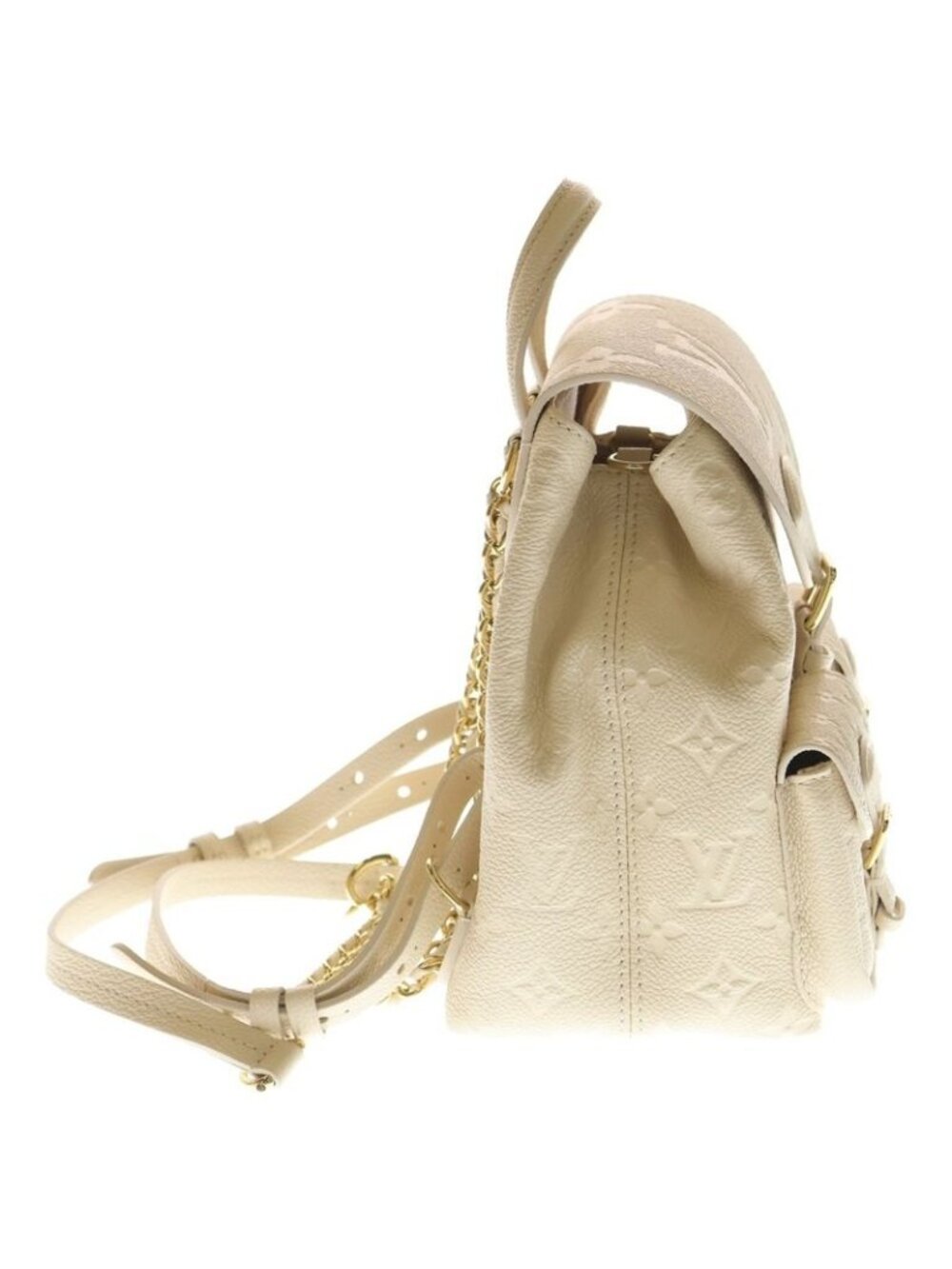 Louis Vuitton Monogram Empreinte Backup Cles Music Backpack Ivory Leather - Picture 3 of 6